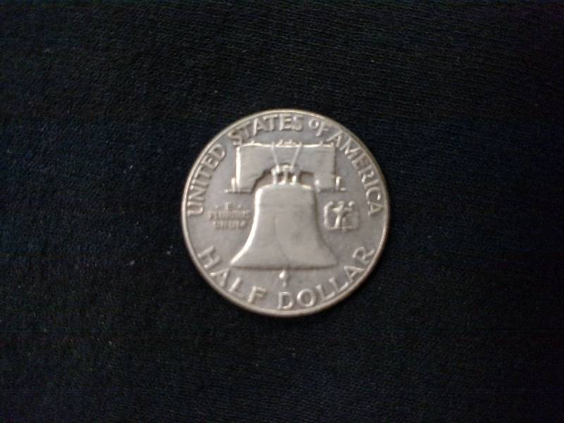 1955 Franklin Silver Half Dollar...