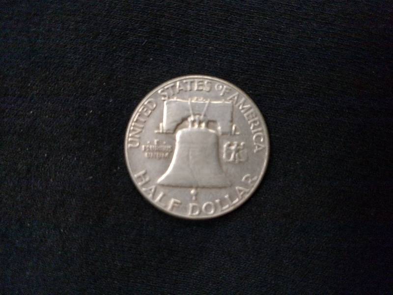 1957 Franklin Silver Half Dollar...