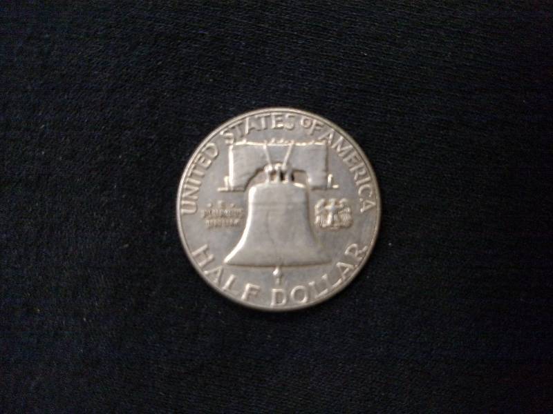 1958 Franklin Silver Half Dollar...