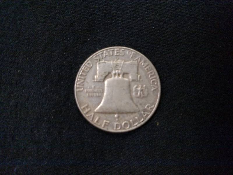 1960 D Franklin Silver Half Dollar...
