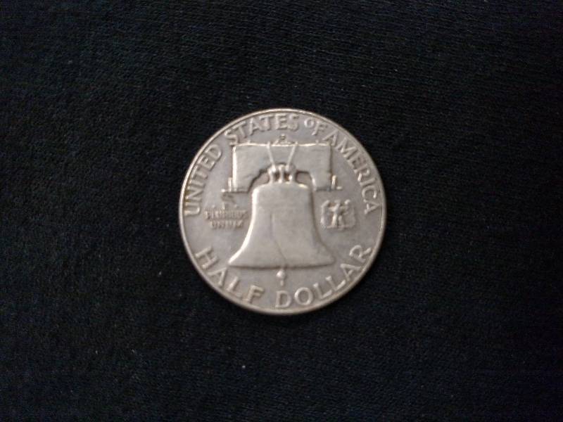 1961 D Franklin Silver Half Dollar...