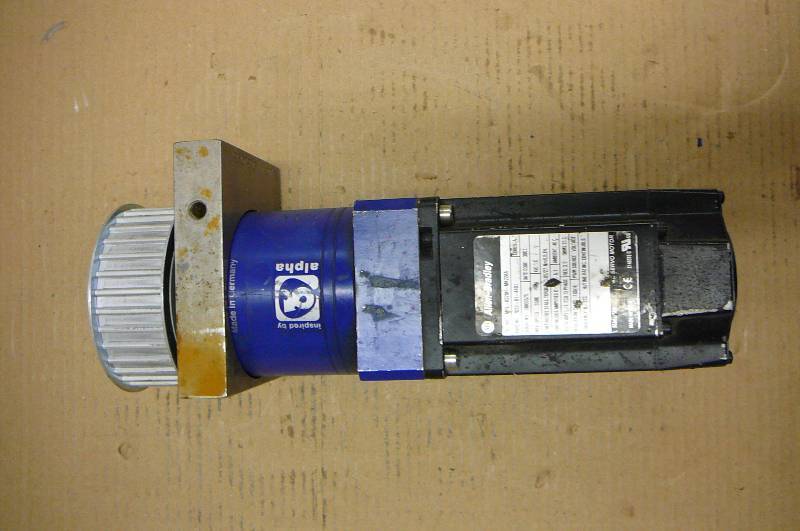 Allen Bradly Servo Motor with Alpha Gear Drive & Pully