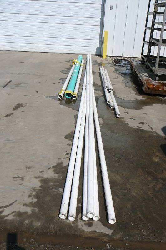 Lot of Plastic Pipe  PVC SCH 40