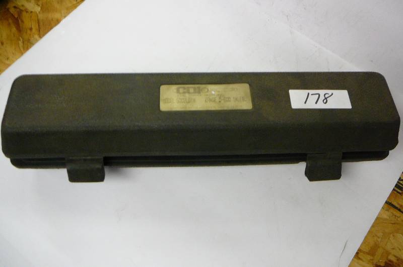 CDI Dial Torque wrench model 6002LDIN Range 0-600 in .lbs.