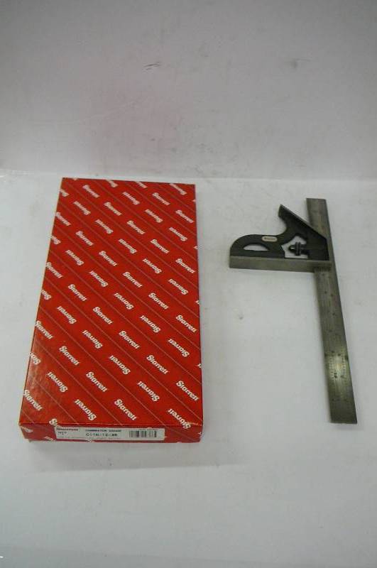 Combination square 12 Starrett #C11H-12-4R 1-Count