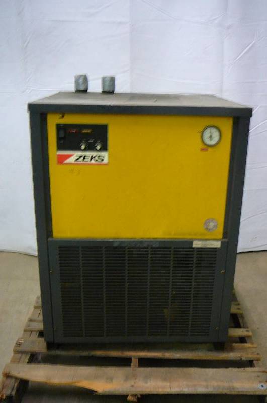 ZEKS Air Dryer, Model 150HSBA200, Volts 230208, Phase 1. HP 34, Refrigerant R22. 29w x 26d x 38 12h