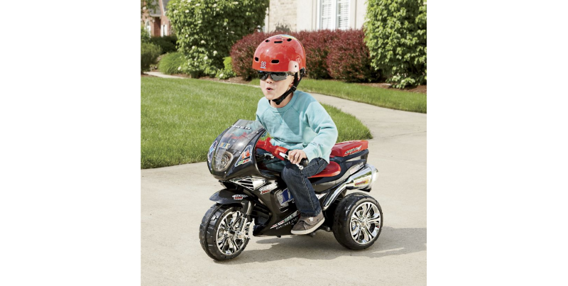 Battery-Powered 3-Wheel Racer open ...