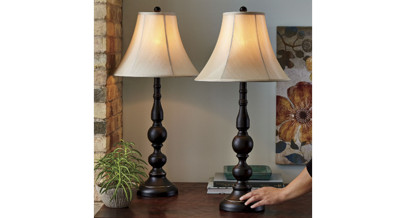 Set of 2 Touch Table Lamps open box...