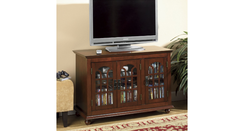 Arched-Door Mission Style 4-Door TV...