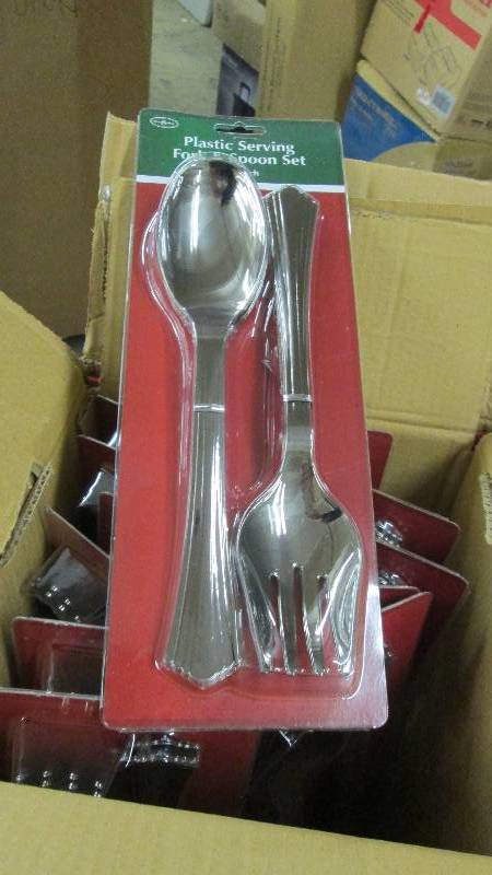 Lot of 12 Pkgs of 2 Plastic Serving...