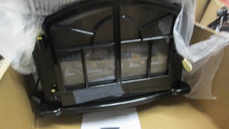 Vintage-style Electric Fireplace op...