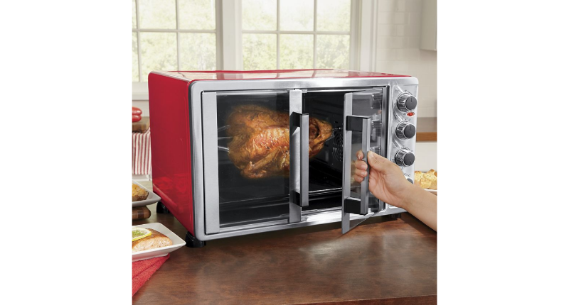 Double-Door Toaster Oven with Conve...