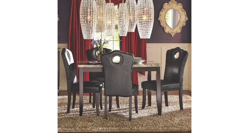 Faux-Marble Dining Table open box R...