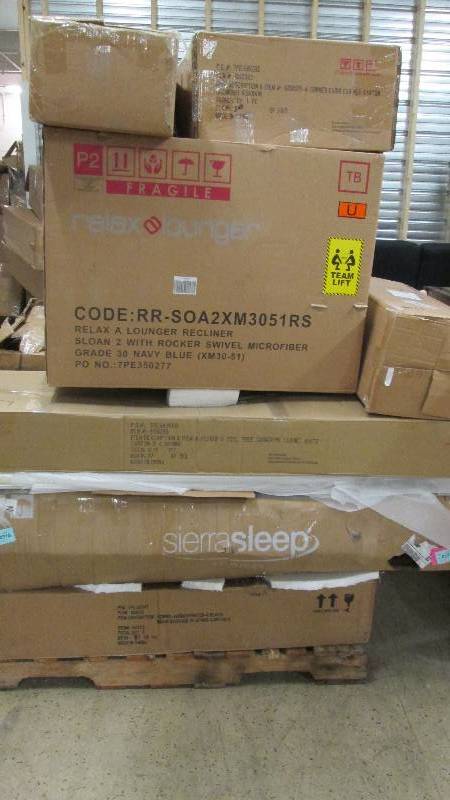 Pallet of Furniture Damaged or Mis...