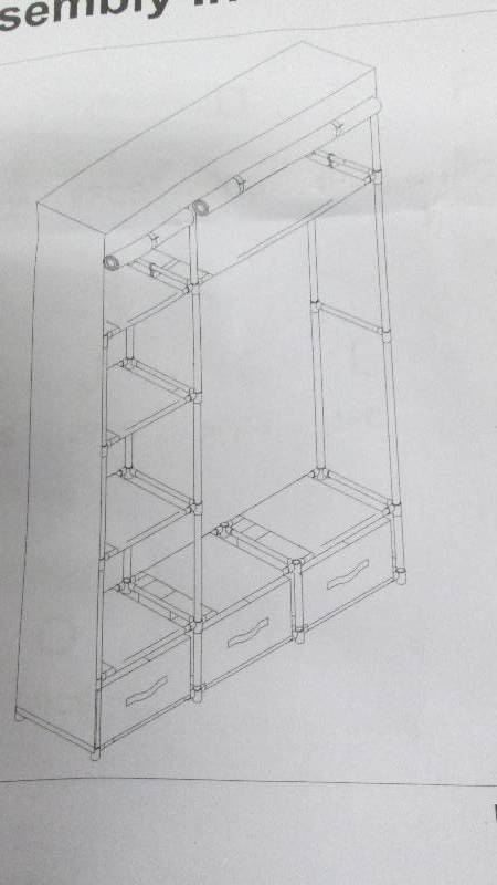 Hanging & Drawer Storage Wardrobe o...