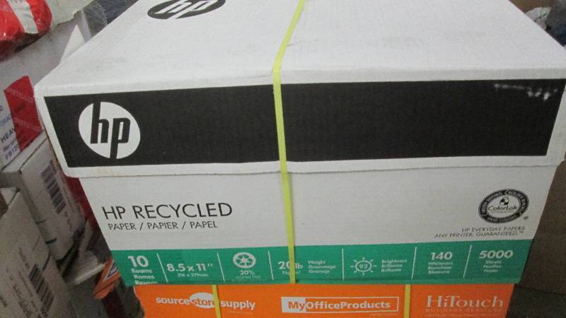 Case of HP Recycled 8.5x11 20 lb Pa...