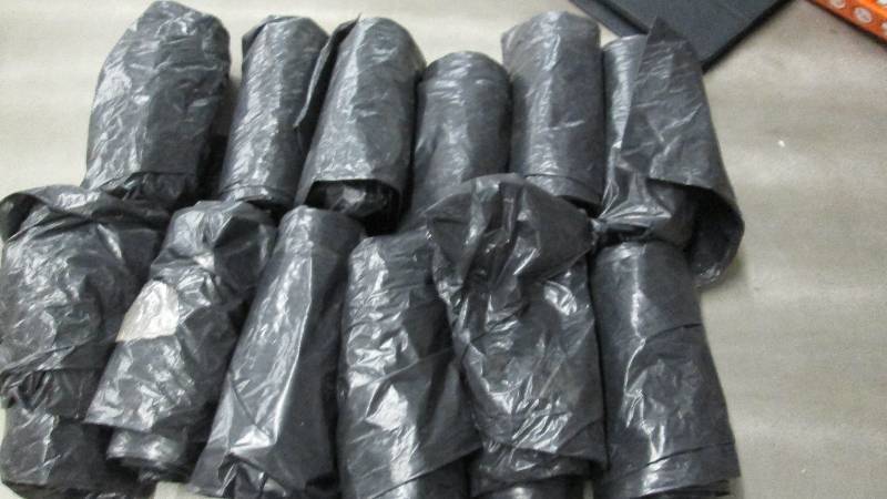 12 Rolls of Black Small Can Liners...