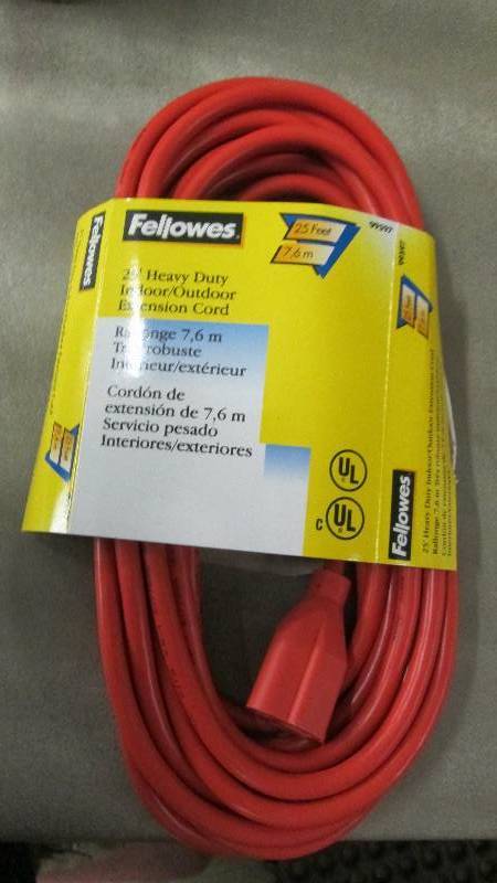 Fellowes 24 ft HD Extension Cord Re...