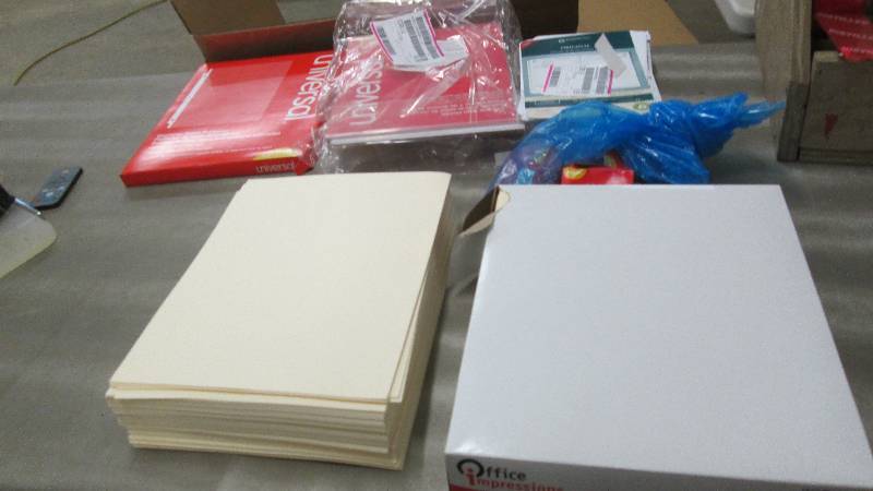 Sheet protectors, Card Stock, Sign ...