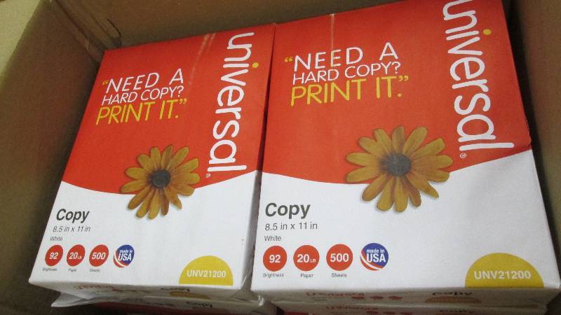 8 Ream Universal Copy Paper 8.5x11 ...