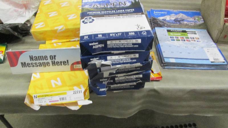 5 Reams Boise Laser Paper, 1 Ream Y...