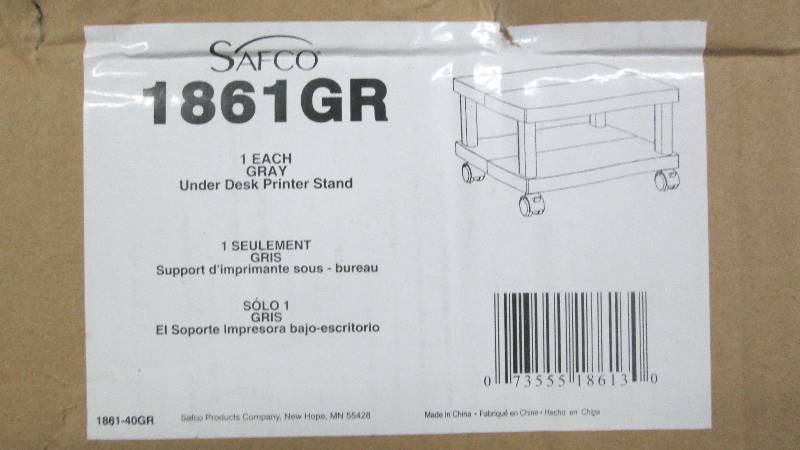 Safco Products 1861GR Wave Under De...