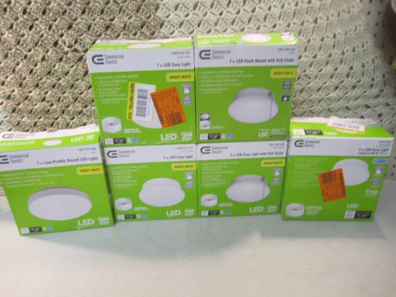 lot 365 image: Mix Lot of 6 - 7 LED Lights See Ph...