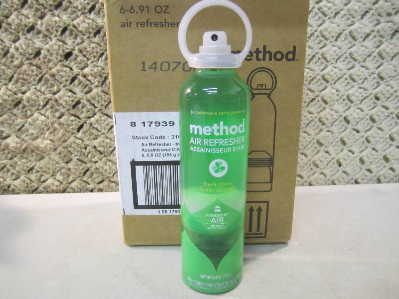 lot 16 image: Case of 6 Method Spray Air Refreshe...
