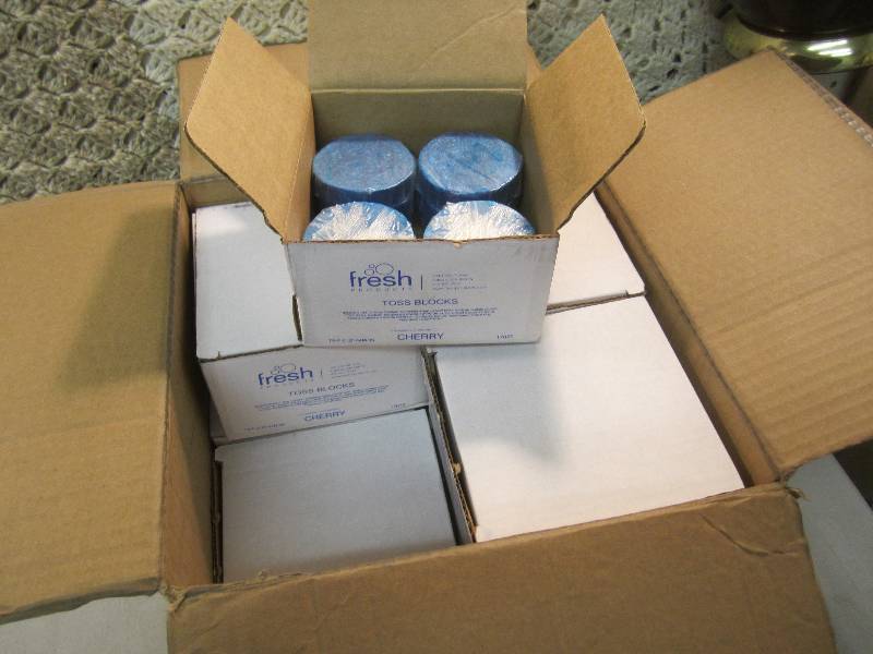 lot 24 image: Case of 144 Fresh Products Urinal B...