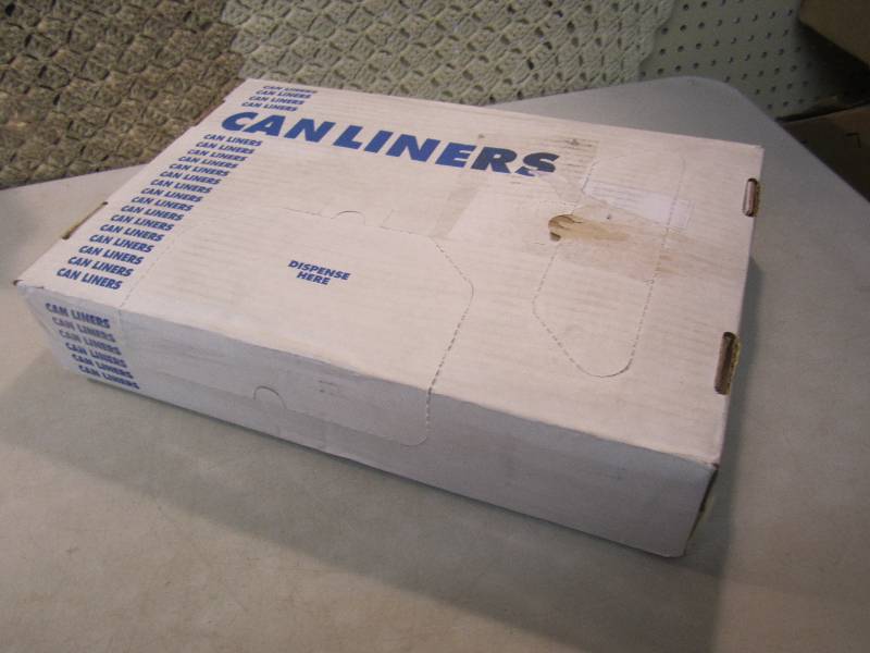 lot 40 image: Case of 1000 Can Liners 24 x 31  ...