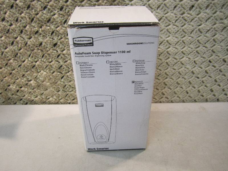 lot 65 image: Rubbermaid Auto Foam Soap Dispenser...