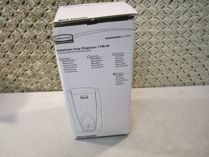 lot 66 image: Rubbermaid Auto Foam Soap Dispenser...