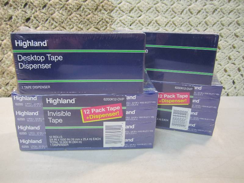 lot 69 image: Lot of 2 - 12 Packs of Invisible Ta...