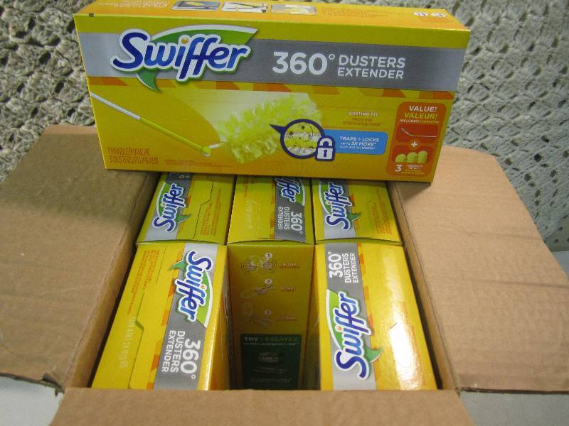lot 84 image: Case of 6 Boxes Swiffer 360 Dusters...