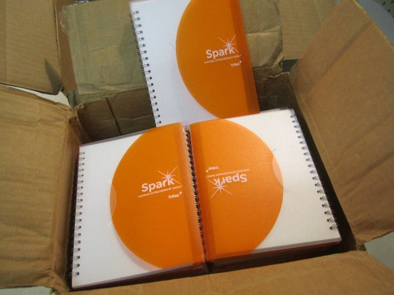 lot 104 image: Box of 26 Note Pads 5 x 7  EC1...