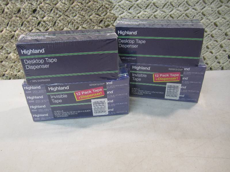 lot 105 image: Lot of 2 - 12 Packs of Invisible Ta...