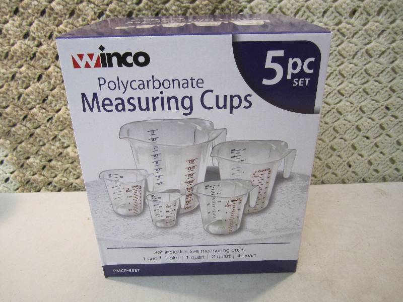 lot 110 image: 5 Piece Measuring Cup Set  F-2...