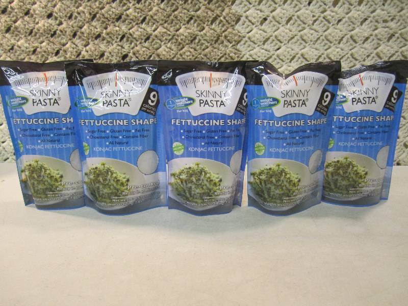lot 141 image: Lot of 5 Bags Skinny Pasta Fettucci...