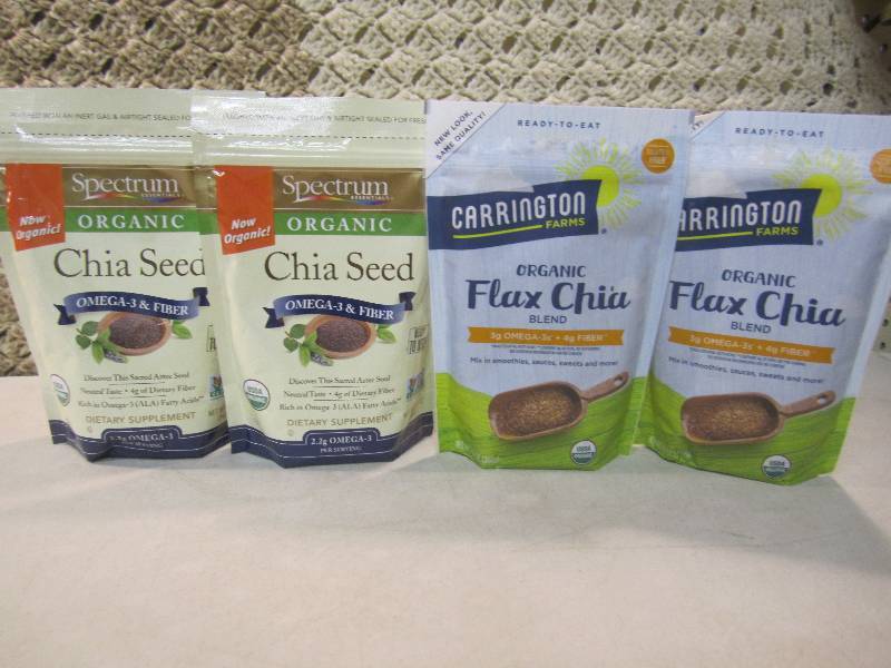 lot 144 image: Mix Lot 4 Bags 2 each of Organic Ch...