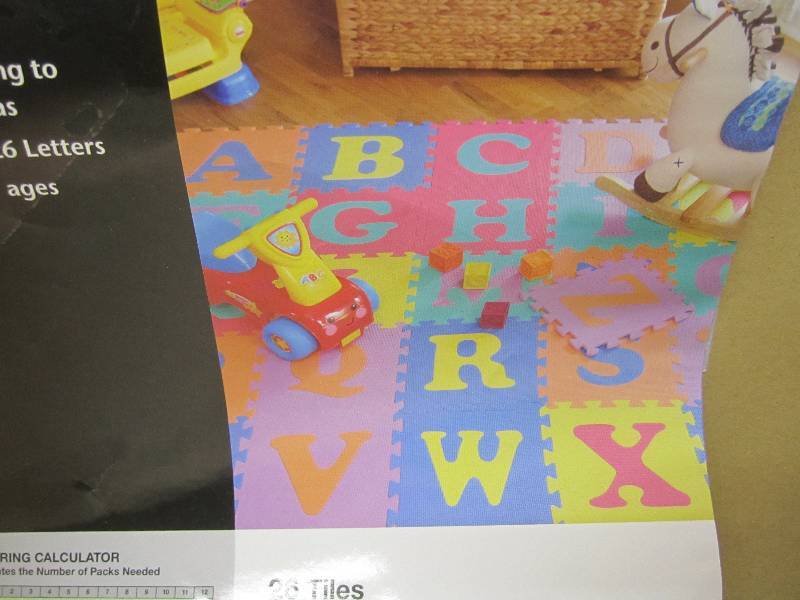 lot 193 image: Traffic Master Multi Color 12 x 12...