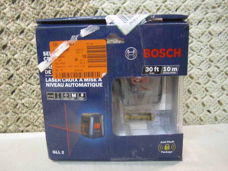 lot 194 image: Bosch Self-Leveling Cross-Line Lase...