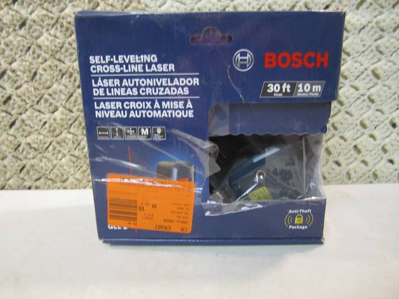 lot 195 image: Bosch Self-Leveling Cross-Line Lase...
