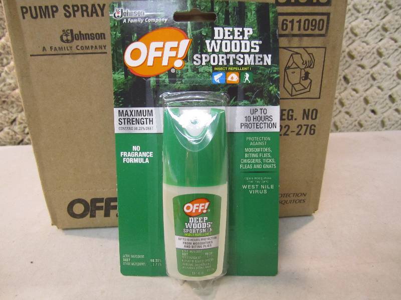 lot 196 image: Case of 12 OFF Deep Woods Sportsme...