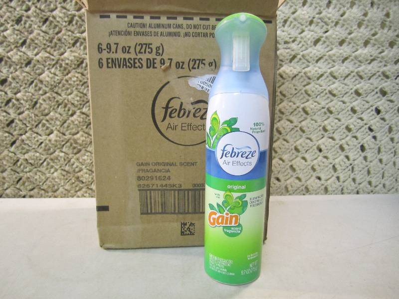 lot 197 image: Case of 6 Cans Febreze Air Effects ...