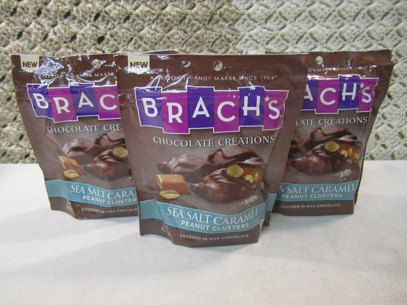 lot 253 image: Lot of 3 Bags Brachs Chocolate Crea...