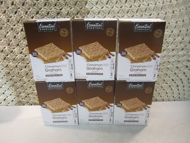 lot 259 image: Lot of 6 Boxes Cinnamon Graham Crac...
