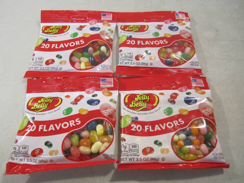 lot 273 image: Lot of 4 Bags Jelly Belly 20 Flavor...