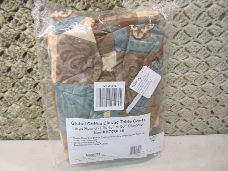 lot 319 image: Global Coffee Elastic Table Cover L...