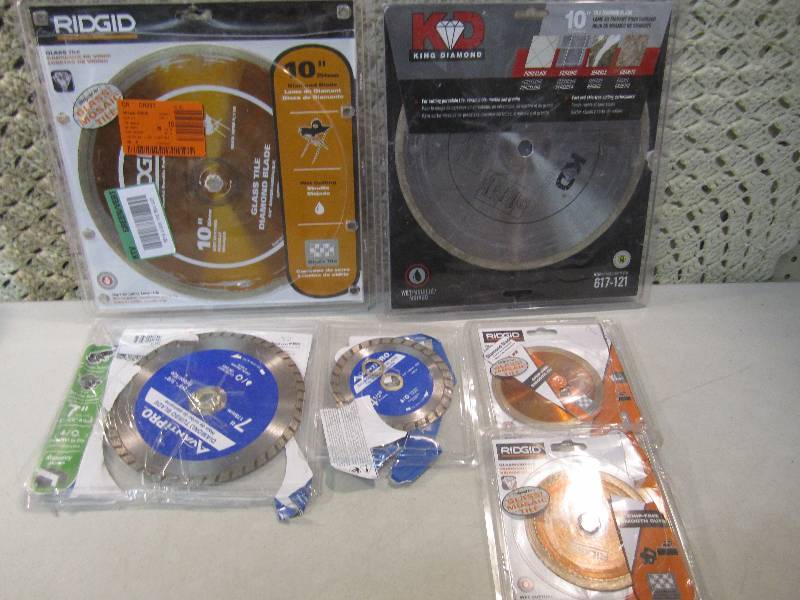 lot 418 image: Lot of Misc Diamond Blades OpenDam...