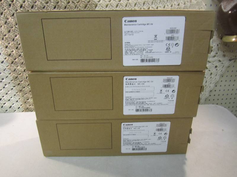 lot 424 image: Lot of 3 Canon MC-04 Maintenance Ca...